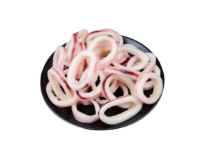 Mực khoanh 1kg 한치링 오징어