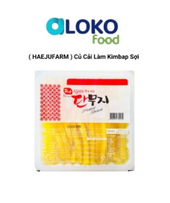 Củ cải vàng làm kimbap Hàn Quốc 김밥 단무지