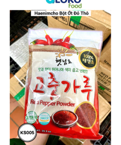 Haenimcho Bột ớt đỏ thô	(고급) 햇님초 100% 태양초 고춧가루 (김치용)