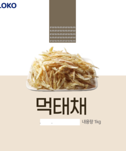 Cá mokthe khô xé 1kg 먹태채