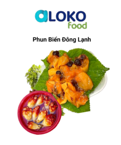 Phun Biển đông lạnh ( Dứa Biển, Hải Tiêu, Sâm Biển )