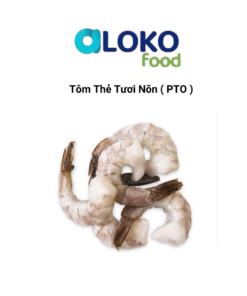 Tôm thẻ tươi nõn (PTO)  (PTO) 탈피 새우 꼬리있음