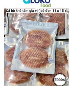 Cá bò khô tẩm gia vị ( Bò đen 11 x  15 )	옛날쥐포(단포)