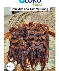 Râu mực khô tẩm gia vị nướng 1kg	구운 오징어 다리