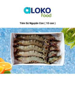 Tôm sú nguyên con  블랙타이거새우 HOSO NET 10마리