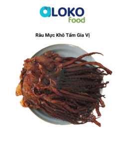 Râu mực khô tẩm gia vị 1kg	마른 조미 오징어다리