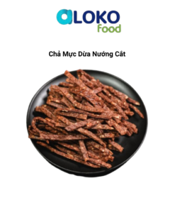 Chả mực dừa nướng cắt 1kg  	코코넛 오징어포