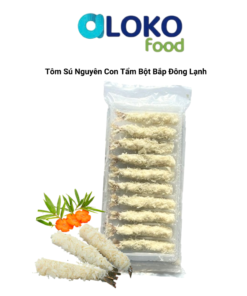 Tôm sú tẩm bột bắp đông lạnh	빵가루 타이거 새우튀김(size 50)