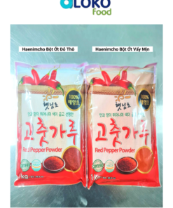 Haenimcho Bột ớt vẩy mịn	(고급) 햇님초 100% 태양초 고춧가루 (앙념용)