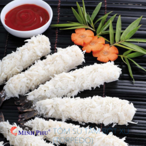 Tôm sú tẩm bột bắp đông lạnh 빵가루 타이거 새우튀김(size 50)
