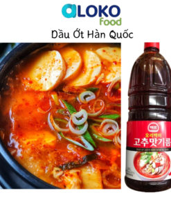 Dầu ớt cay Hàn Quốc 고추맛기름 1,8L